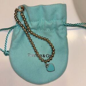 Tiffany & Co Blue Heart Bracelet